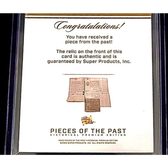 Authentic Piece of the Declaration of Independence 1/1 One of a Kind - Picture 3 of 4